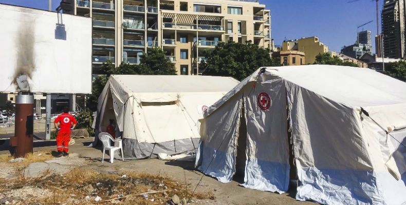 Cruz Vermelha lança apelo: #JUNTOSPORBEIRUTE